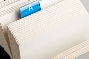 business card organizer